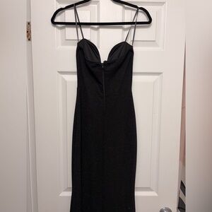 Fashion Nova Black Strapless Dress